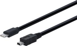 Fuj:tech 908902 USB-C to Mini-B cable 2m, Black