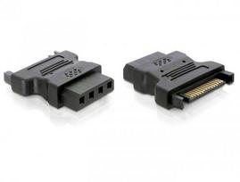 Delock SATA 15Pin Adapter - IDE 4pin Switch/Box