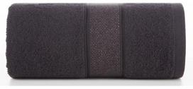Vonios rankšluostis R194-06, juoda sp., 140 cm x 70 cm