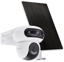 EZVIZ Security Camera HB90 Dual Kit + Solar Panel and Battery 2K