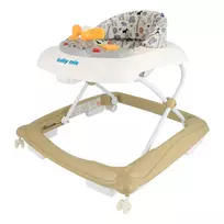 Baby Walker - 47977 - with steering wheel - CAPPUCINO