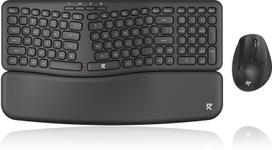 Zestaw klawiatura i mysz Redragon BS-7162 MAX bezprzewodowa czarna | BS-7162 MAX | 6950376732019