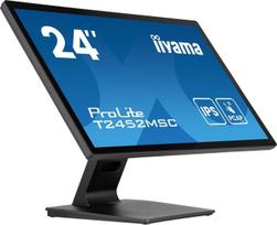 60,5cm/24" (1920x1080) iiyama ProLite T2452MSC-B2AG 16:9 FHD IPS 5ms 120Hz HDMI DisplayPort USB VESA Speaker Touch Black | T2452MSC-B2AG | 4948570127245
