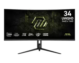 Monitor 34 inches MAG 342CQRF E20 UWQHD/Curved/200Hz/black