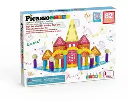 PICASSO TILES Magnetinis konstruktorius Building tiles set 82 det., PTE22