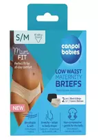 CANPOL BABIES kelnaitės nėščiosioms žemu liemeniu MUM FIT, S/M dydis, 2 vnt., 78/018