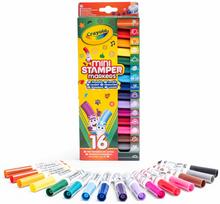 Flomasteriai Crayola Mini Stamper With Emoji Tips, vienpusiai, įvairių spalvų, 16 vnt.