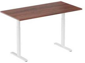 Rašomasis stalas reguliuojamo aukščio Up Up Bjorn M, 120 cm x 75 cm, 72 - 120 cm, balta sp./riešuto sp.