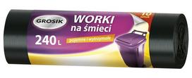 Šiukšlių maišai Grosik GR 8571020298, 240 l, 10 vnt.