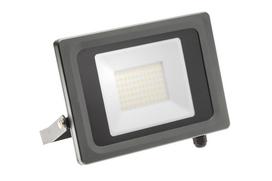 Prožektorius be judesio daviklio, tvirtinamas prie sienos GTV Viper, 50 W, 4500 lm, 4000 °K, IP65, pilka sp.