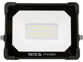 Prožektorius be judesio daviklio, nešiojamas Yato YT-818231, 20 W, 1900 lm, 6500 °K, IP65, juoda sp.