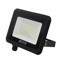 Prožektorius be judesio daviklio, nešiojamas AWTools Slim, 30 W, 2850 lm, 6000 °K, IP65, juoda sp.