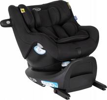Automobilinė kėdutė Graco Turn2me DLX R129, juoda sp., 0 - 22 kg