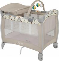 Kelioninė lovytė Graco Electra 106 x 72.5 cm, smėlio sp.