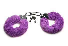 XR Brands - Cuffed In Fur Handcuffs - Purple