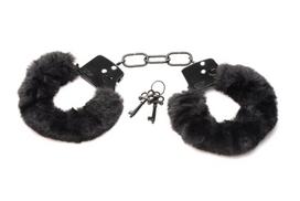 XR Brands - Cuffed In Fur Handcuffs - Black