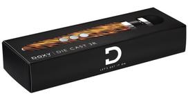 Vibratorius Doxy Die Cast 3R Oplaadbare Wand Massager Tiger, juodas/oranžinis