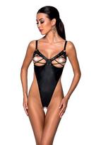 Seksualūs Bodis Passion Celine Bodysuit, juoda