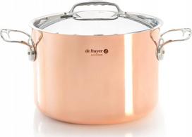 De Buyer De Buyer Prima Matera puodas padažui varinis/pliens aukštas 24cm indukcijai | DB6243-24 | 3011246243240