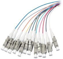 Techly OM3 50/125 MM optinio pluošto kabelių rinkinys 12 vnt. LC Simplex 2m | TLY_026752 | 8054529024919