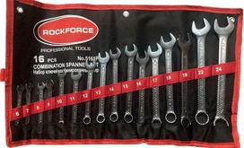 ROCKFORCE KOMBINUOTASIS VERŽTAKLIS, komplektas, 16 vnt.