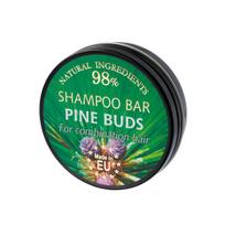 Kietas plaukū ir kūno šampūnas "pine buds" (in aluminium jar) Saules Fabrika, 60g