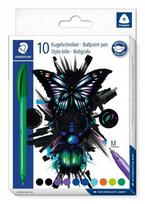 Staedtler trikampis rašiklis, 10 spalvų