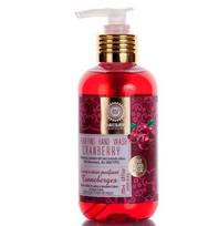 Skystas rankų muilas CRANBERRY Saules Fabrika 200 ml