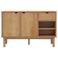 Šoninė spintelė，Komoda，Spintelė OTTA, 114x43x73,5cm, pušies medienos masyvas CFE856616