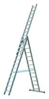 Aliuminis kopėčios Elkop VHR3x15, 3 dalių, 9,45 m PRO