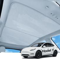 Zomšinė Premium Anti-Uv Stoglangio Užuolaida Nuo Saulės Tesla Model Y 2020-2024