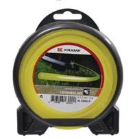 Žoliapjovės valas Ø 3,3 mm 9 m apvalus geltonas Kramp