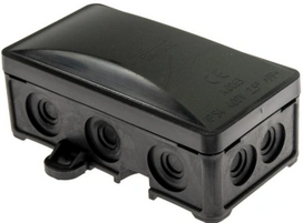 Paskirstymo dėžutė NOZARKARBA Virštinkinė Juoda UV 90x45x40mm IP54