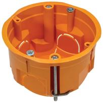 Montavimo dėžutė 650C 1-vietė D68/45mm gipso kartonui oranžinė