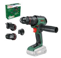 Bosch akumuliatorinis smūginis gręžtuvas AdvancedImpact 18V-80 QuickSnap + 2 papildomi adapteriai, be akumuliatoriaus ir įkroviklio