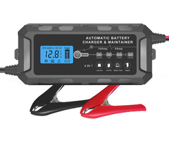 Everpower 12V 10A LCD akumuliatoriaus įkroviklis