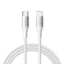 Joyroom Laidas S-A28 Flash Series 30W USB-C - Lightning 2m baltas