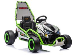 Elektromobilis vaikams DM-107 DRIFT 24V7 Silent Engine Žalias