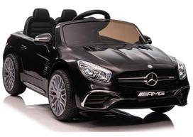Elektromobilis vaikams Mercedes SL65 S LCD Juodas
