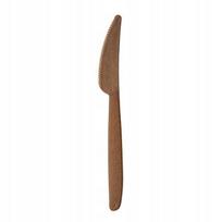 WPC REUSE medžio pluošto peiliai aštrūs stiprūs tamsiai rudi 18,5 cm 50 vnt., WPC REUSE medžio pluošto peiliai aštrūs stiprūs tamsiai rudi 18,5 cm 50 vnt.
