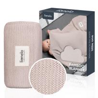 Bambukinė antklodė Lionelo Bamboo Blanket Beige Sand, 100x75 cm