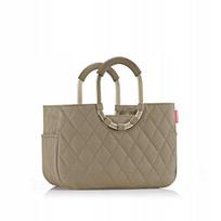 Reisenthel Loopshopper M Frame pirkinių krepšys, rhombus olive