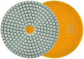 Deimantinis poliravimo diskas šlifavimui 125mm Gr100, šlapiam darbui