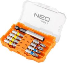 Neo Tools 10 vnt. antgalių rinkinys, 25 mm, 1/4" Hex