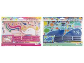 Lipdukas pagal numerius 26x21cm Vienaragis - Grafix