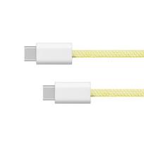 Kruger&matz Usb-c į Usb-c laidas, 60w, 1m, geltonas