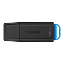 KINGSTON 128GB Portable USB 3.2 Gen 1 DataTraveler Exodia Black/Blue