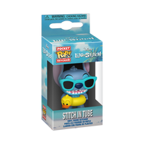 FUNKO POP! Raktų pakabutis: Disney: Lilo & Stitch - Stitch in Tube​