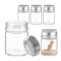 Plastikinis butelis su metaliniu dangteliu 30ml - mėginio buteliukas