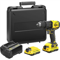 Gręžtuvas-suktuvas Stanley SFMCD710D2K-QW 18V 2.0Ah Li-Ion Brushless V20